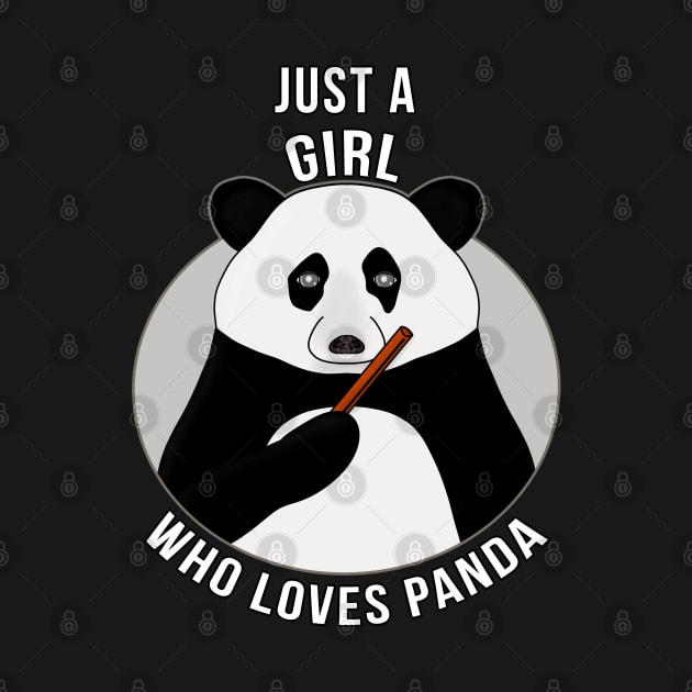 Just a Girl Who Loves Panda by DiegoCarvalho