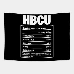 HBCU Nutrition Facts Funny Tapestry