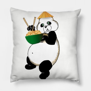 Eating panda Pillow