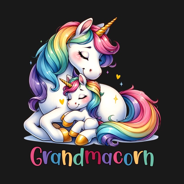 Grandmacorn Unicorn Mothers Day cool mothers day by KawaiiFoodArt