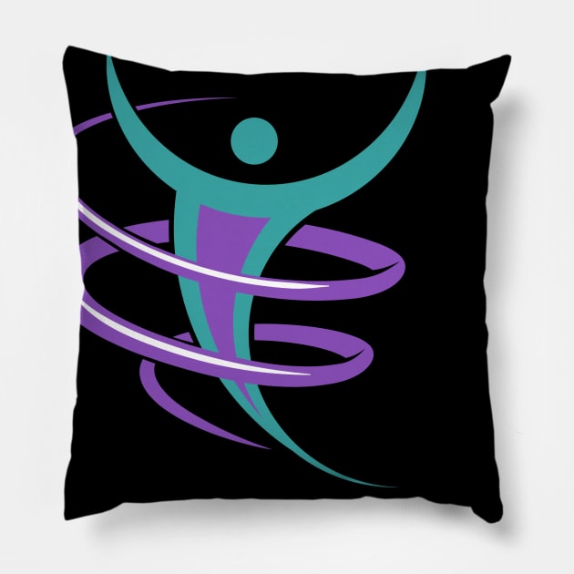 Choose Yoga To Find Your Soul Pillow by Dosiferon