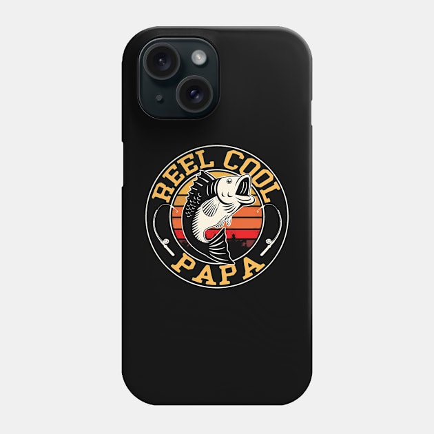 reel cool papa Phone Case by Leosit