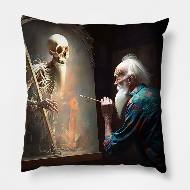 Is it Art if Nobody Sees It? Pillow by Puff Sumo