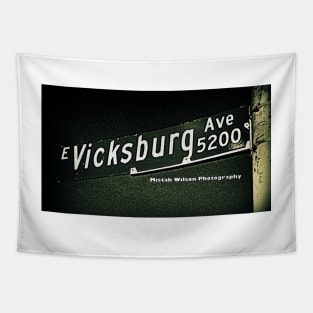 Vicksburg Avenue, Las Vegas, Nevada by Mistah Wilson Tapestry