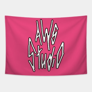 AWS Studio white logo Tapestry