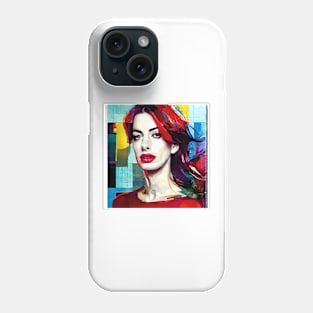 Portrait of Anne with red hair Phone Case