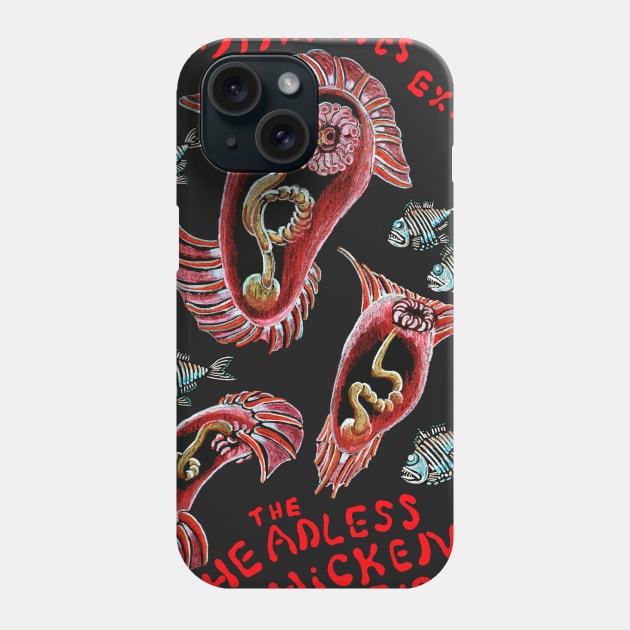 Enypniastes Swimming Sea Cucumber Phone Case by NocturnalSea