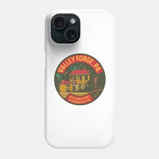 Vintage Valley Forge Decal Phone Case