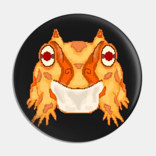 Frog Pixel Art Pin