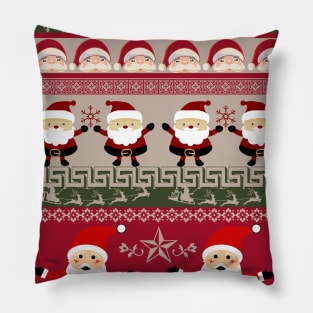 Santa Claus Ugly Sweater Pillow