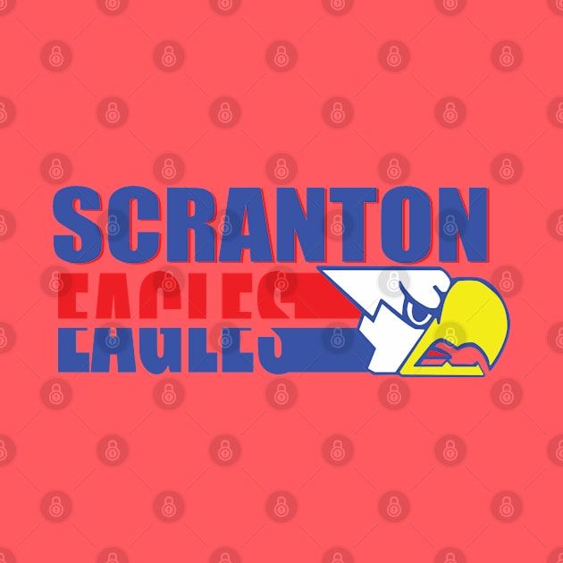 Scranton Eagles Football by Tee Arcade