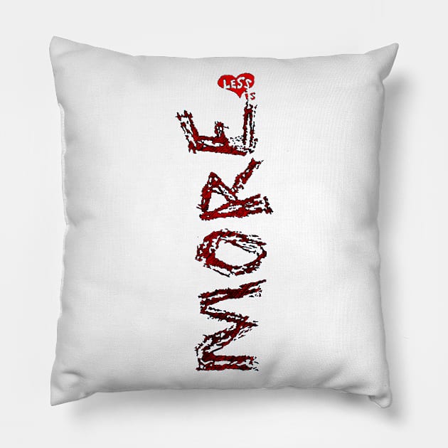 Less is more Pillow by Akman