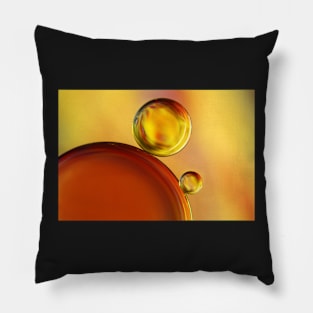 Abstract Oil Drops Pillow