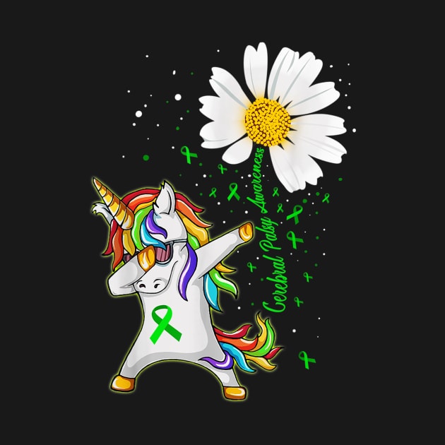 Unicorn CEREBRAL PALSY Awareness Daisy by cruztdk5