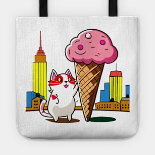 Ice cream cat Tote