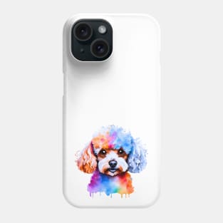 Toy Poodle Watercolor Phone Case