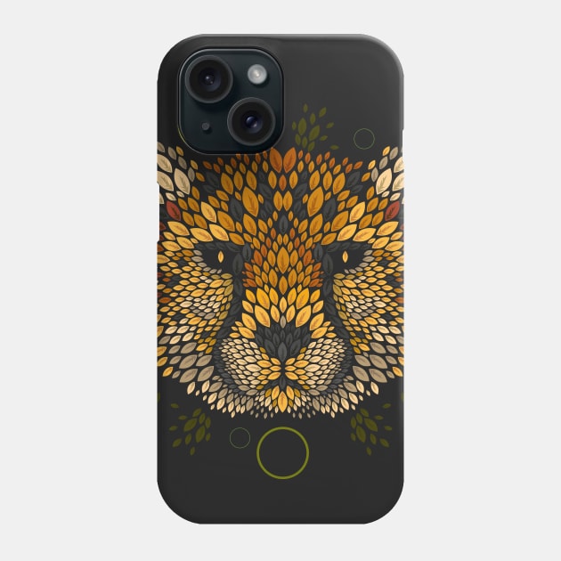 Cheetah Face Phone Case by LetterQ