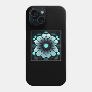 beautiful blue flower Phone Case