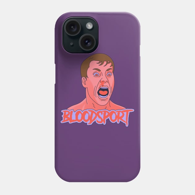 Bloodsport - Jean-Claude Van Damme - JCVD Phone Case by BryanWestArt