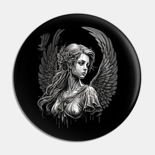 Tattooed Angel | Angelic Tattoo Design Pin