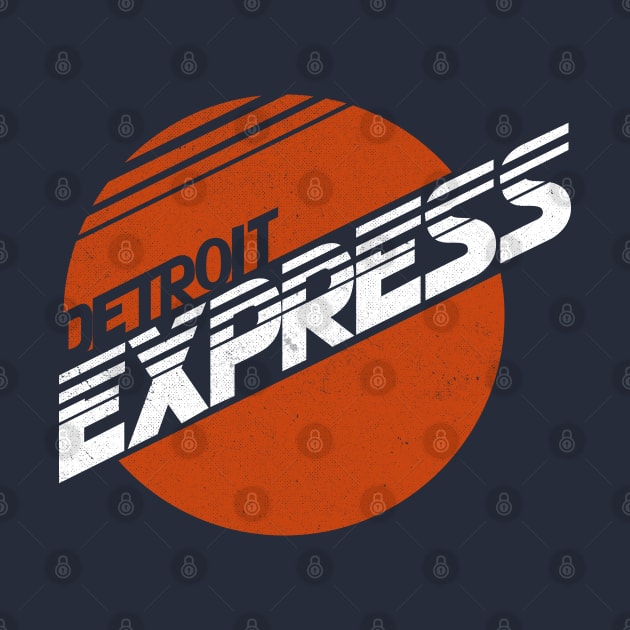 Retro Detroit Express Soccer by LocalZonly