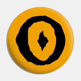 Omen "O" Black Pin