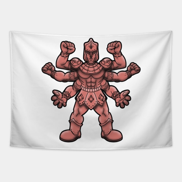 Sha M.U.S.C.L.E. Style Tapestry by Doc Multiverse Designs