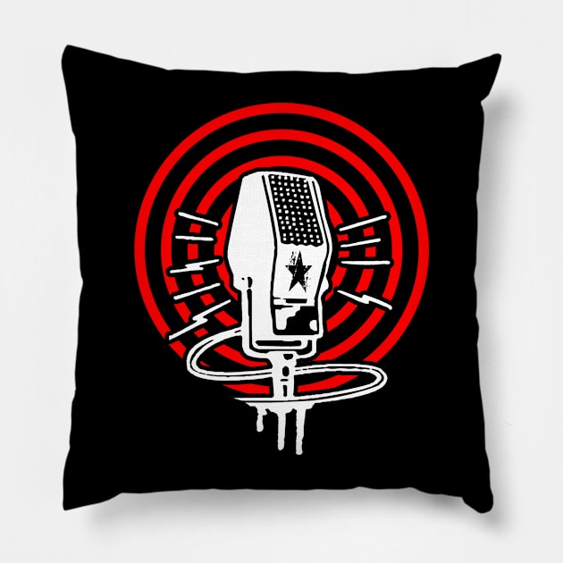 Microphone Pillow by Oolong