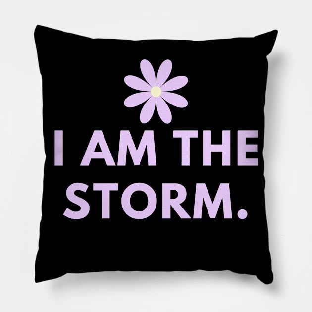 I am the storm Pillow by BlackMeme94