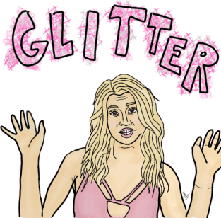 Krystal Glitter Magnet