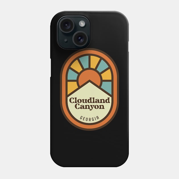 Cloudland Canyon State Park Georgia Camping Hiking Phone Case by PodDesignShop