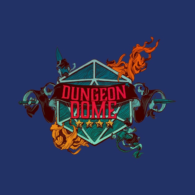 Dungeon Dome Kirkby Logo Dark by One Shot Podcast