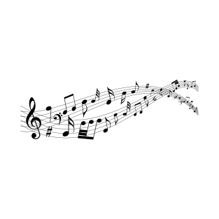 Music notes T-Shirt