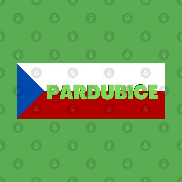 Pardubice City in Czech Republic Flag by aybe7elf