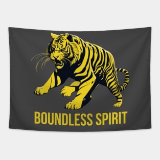 GOLDEN TIGER: BOUNDLESS SPIRIT Tapestry