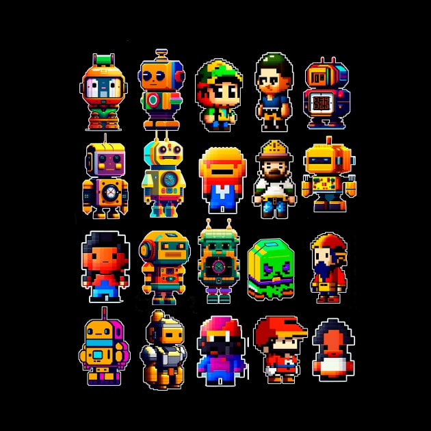 Creative Pixel Dolls by enyeniarts