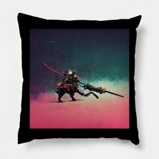 Mechana - Cyberpunk Samurai Pillow