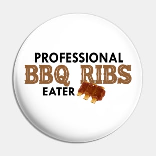 BBQ - Professional BBQ Ribs eater Pin