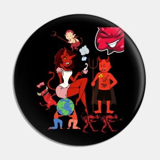 Devil World Pin