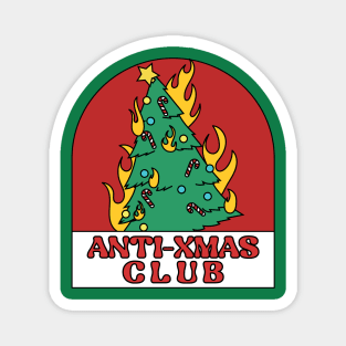 Anti Christmas Club Anti Xmas I Hate Christmas Magnet