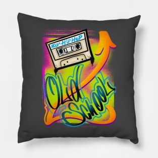 Old school hip hop Pillow