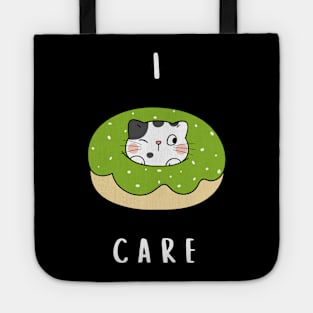 DONUTS , I DONUTS CARE Tote