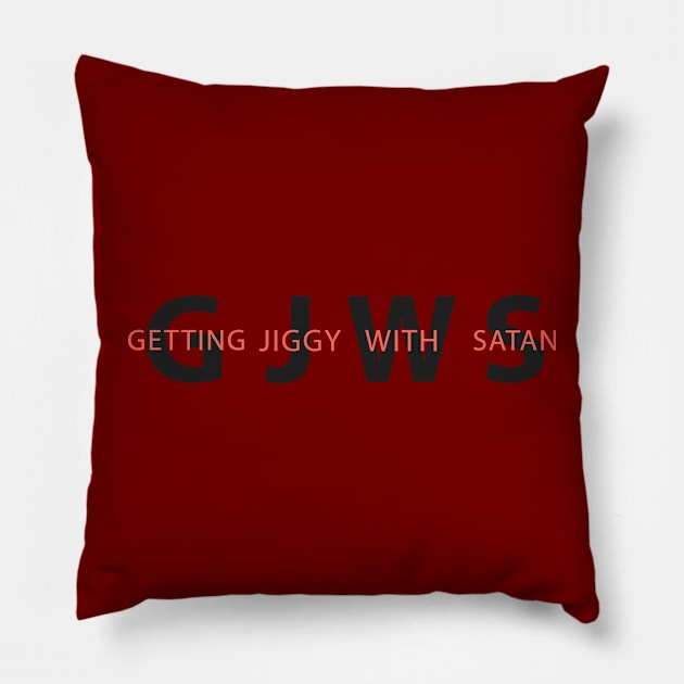 Getting Jiggy With Satan Pillow by DistraughtFS