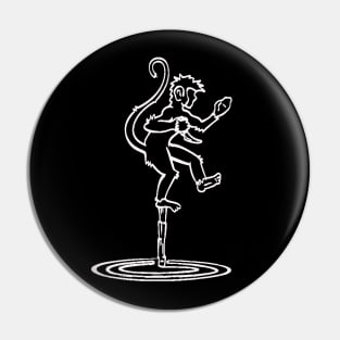 Monkey Stick - White Pin