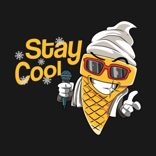 Ice Cream Cool Summer Vacation Sun Glasses T-Shirt