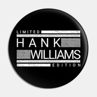 Hank Williams line Pin