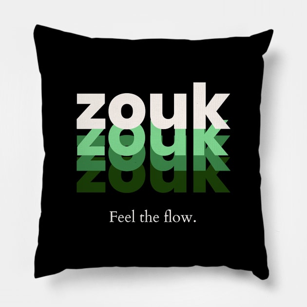 Feel the flow - Zouk Pillow by Dance Art Creations