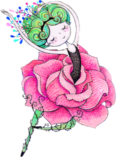 Dance Rose Magnet