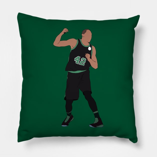 Al Horford Excited Pillow by rattraptees