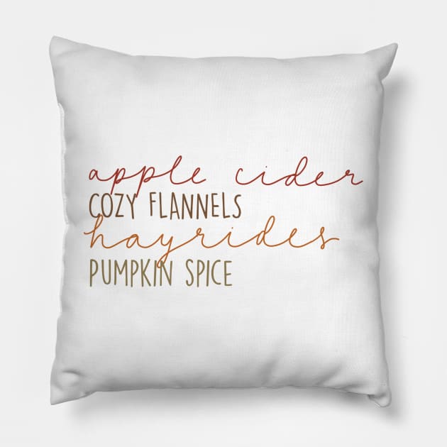 Fall Vibes Pillow by nicolecella98